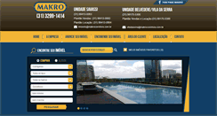 Desktop Screenshot of makrocorretora.com.br