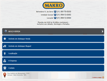 Tablet Screenshot of makrocorretora.com.br